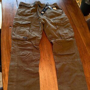 PRPS Olive Drab Oversized Cargo Pants Size 40x34